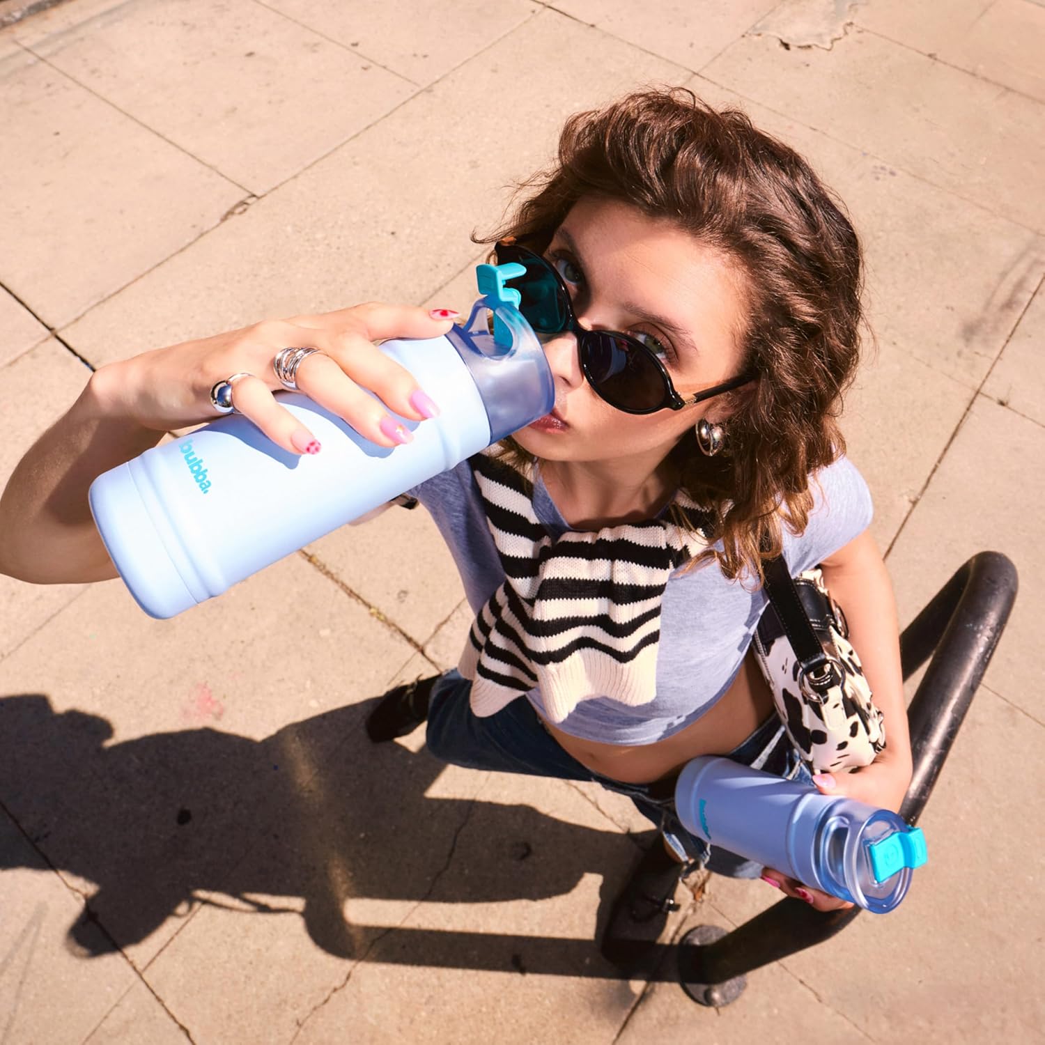 bubba 24 oz Dualsip Insulated Stainless Steel Water Bottle with Straw - Reusable, Leakproof, Lightweight, Dishwasher Safe, Lead-Free and BPA-Free, Daydreamin' - Image 8