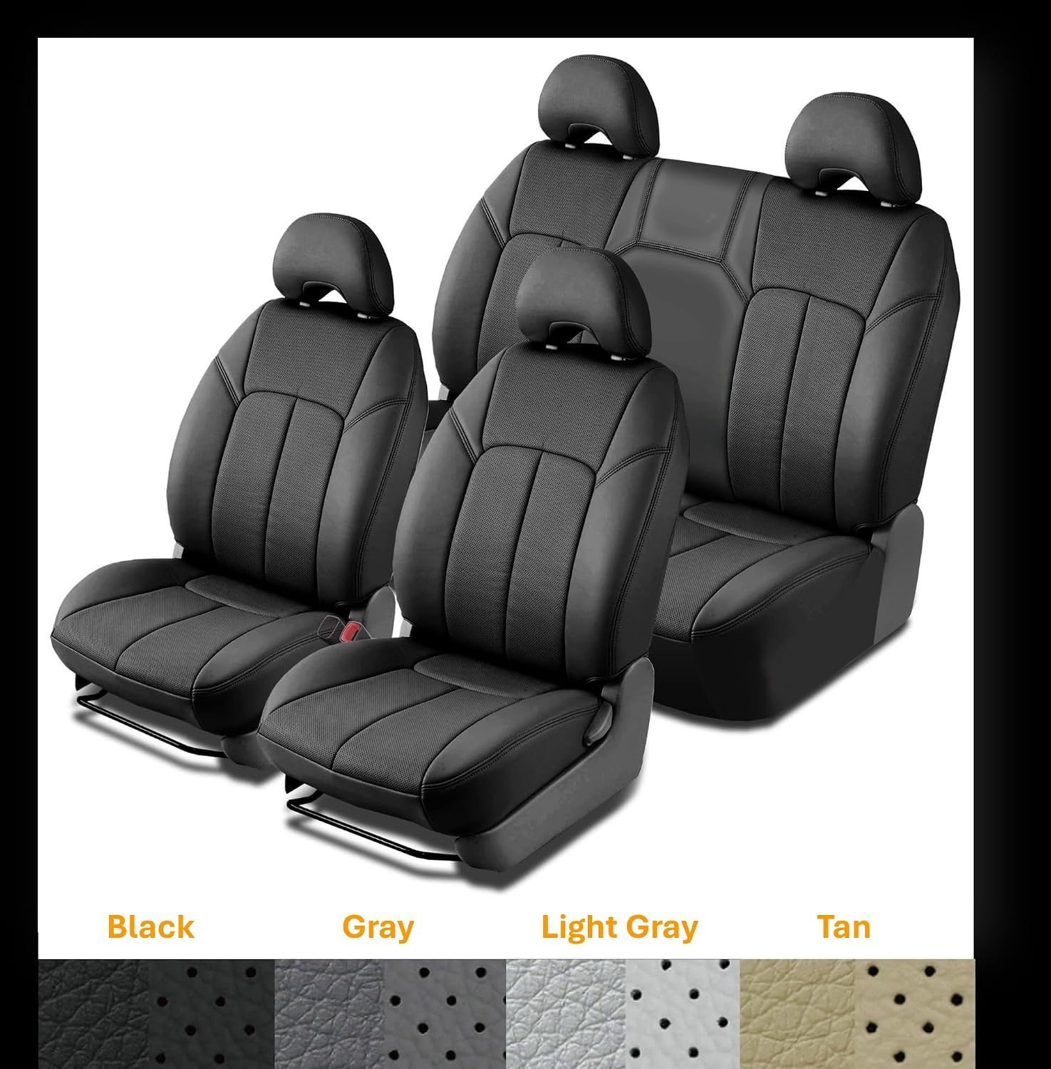 Clazzio 2016-2023 Toyota Tacoma Double/Access Cab Front only Manual Driver seat PVC Seat Cover
