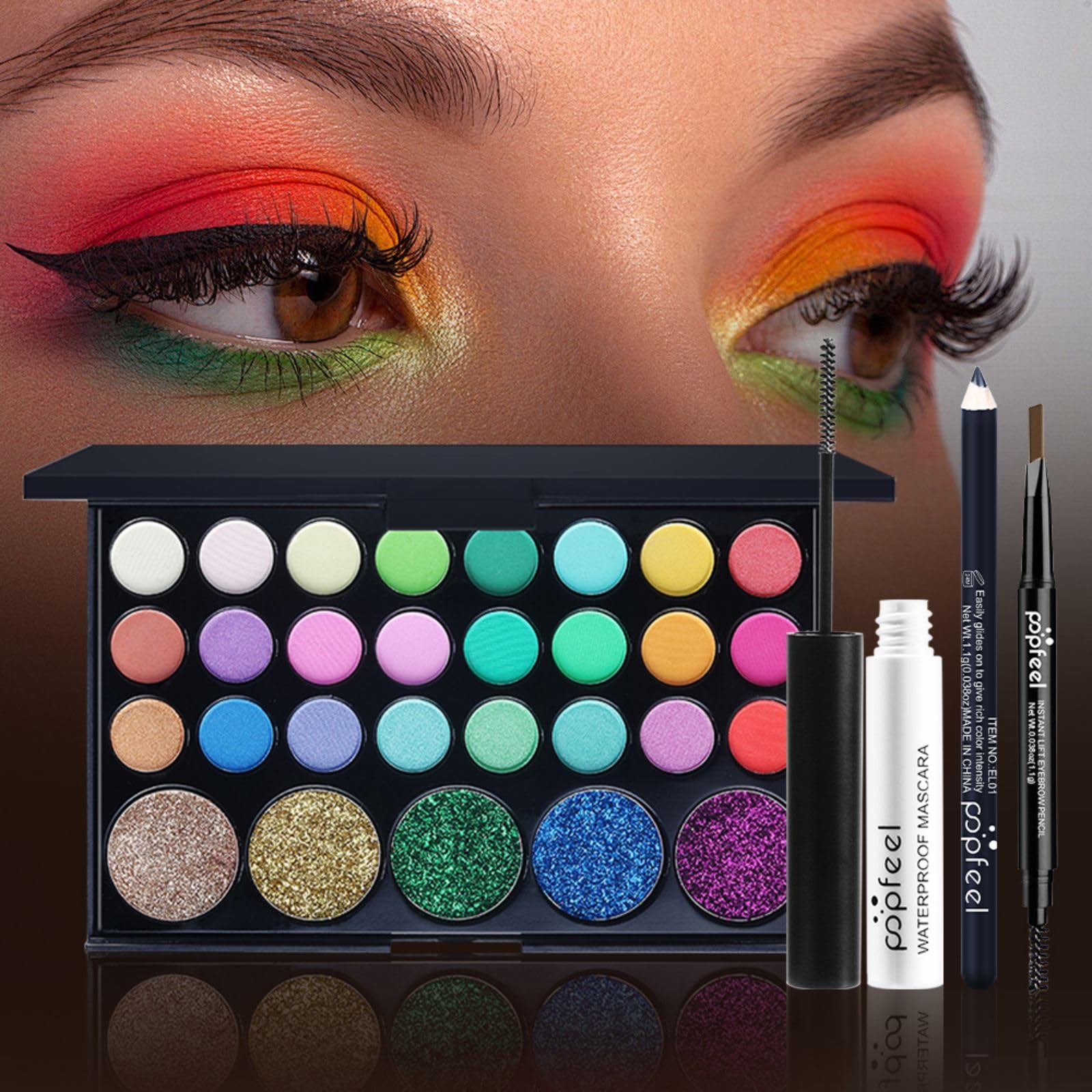 Cajita Regalo de maquillaje, regalo sorpresa para festivales con productos de maquillaje profesionales, set de cosméticos para fiestas, obsequios para mujeres, niñas y adolescentes, set E