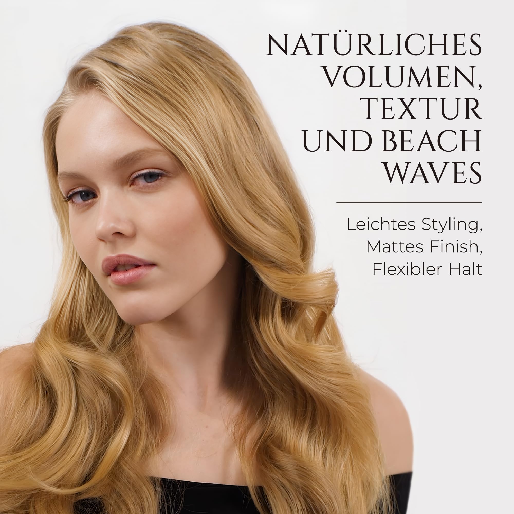 HADAT Hydro Texturizing Salt Spray – Meersalz Spray Haarstyling für Volumen, Beach Waves und Mattes Finish, Textur Spray mit Totes Meer Mineralien, 110 ml