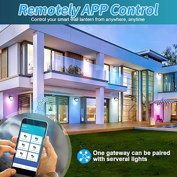 AKK Gateway, Tuya Bluetooth Hub for use with AKK Smart Porch Lights, Work with Smart Life APP and Tuya Smart APP for Remote Control, Voice Control via Alexa & Google Assistant, Works with 2.4GHz Wi-Fi