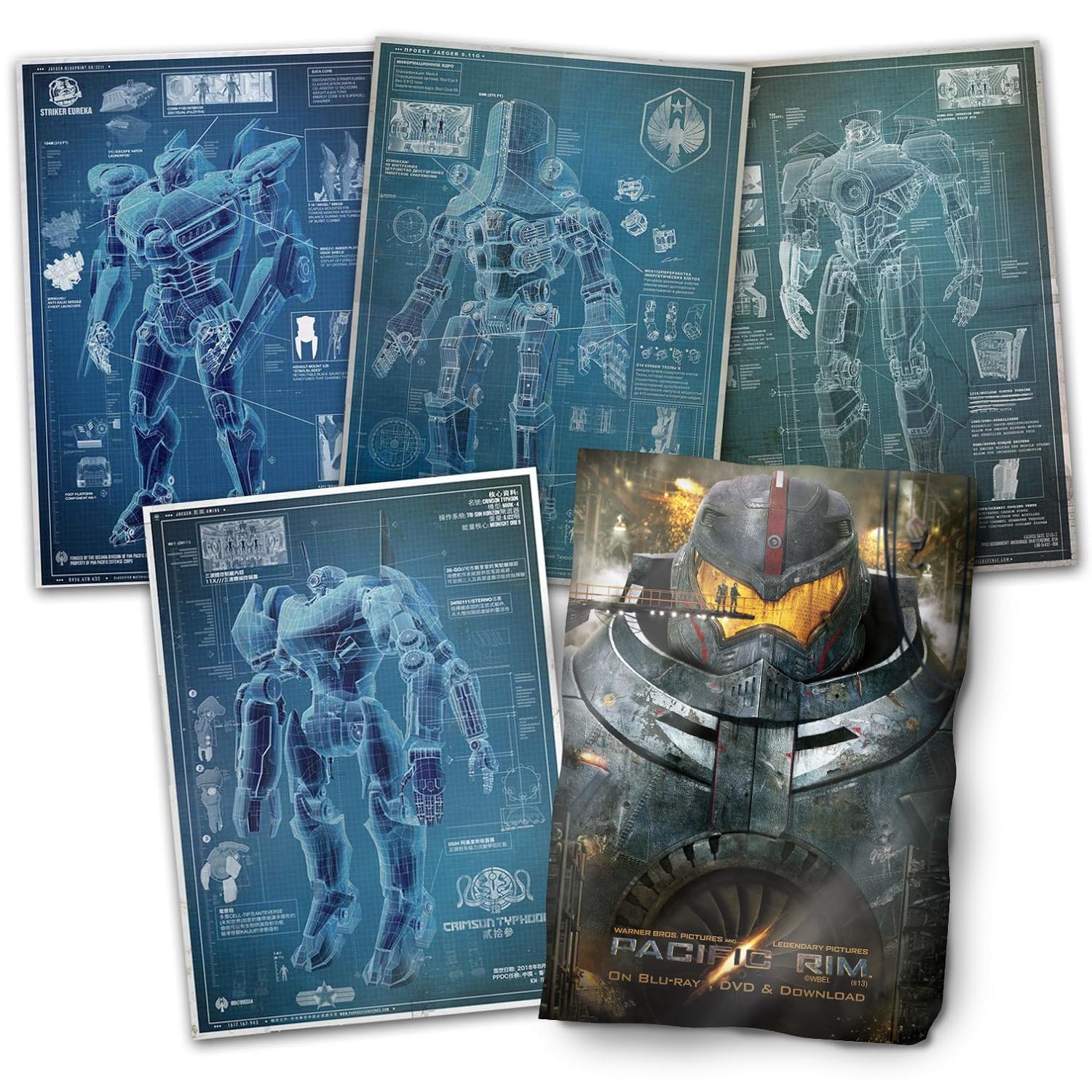 Pacific Rim 3D SteelBook (Blu-ray 3D / Blu-ray) Import