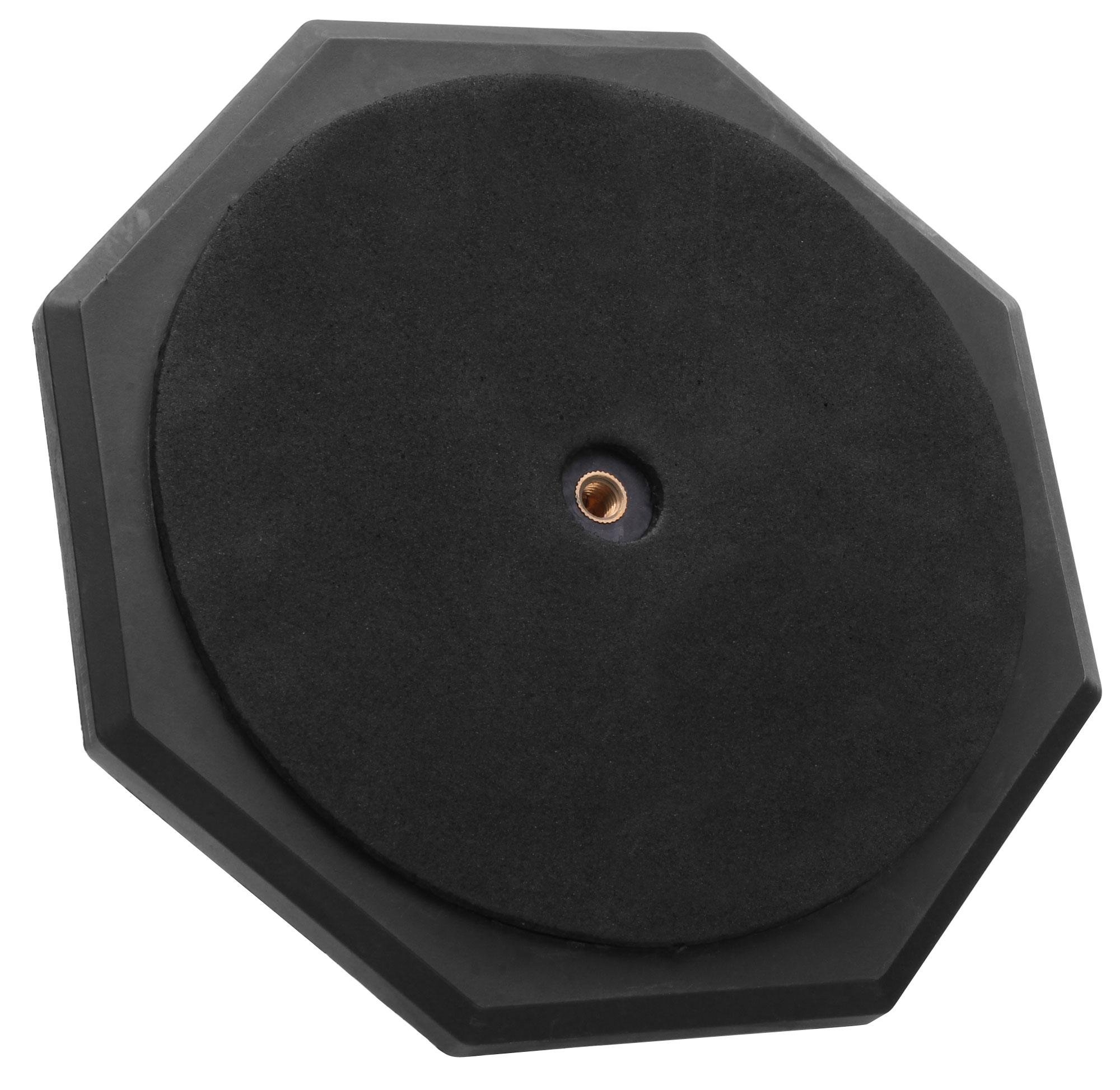 XDrum TF-8/PPS-1 SET : TrueFeel Practice Pad 8" + Pied pour Pad d'Entraînement + Sac de Pied (Surface du Pad : caoutchouc spécial, rugueux, pied réglable en hauteur, angle de tête variable) noir
