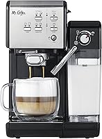 Vista 12 de Mr. Coffee One-Touch CoffeeHouse - Cafetera para café expreso, capuchino y café con leche, compatible con cápsulas de espresso (ESE) de fácil Blanco