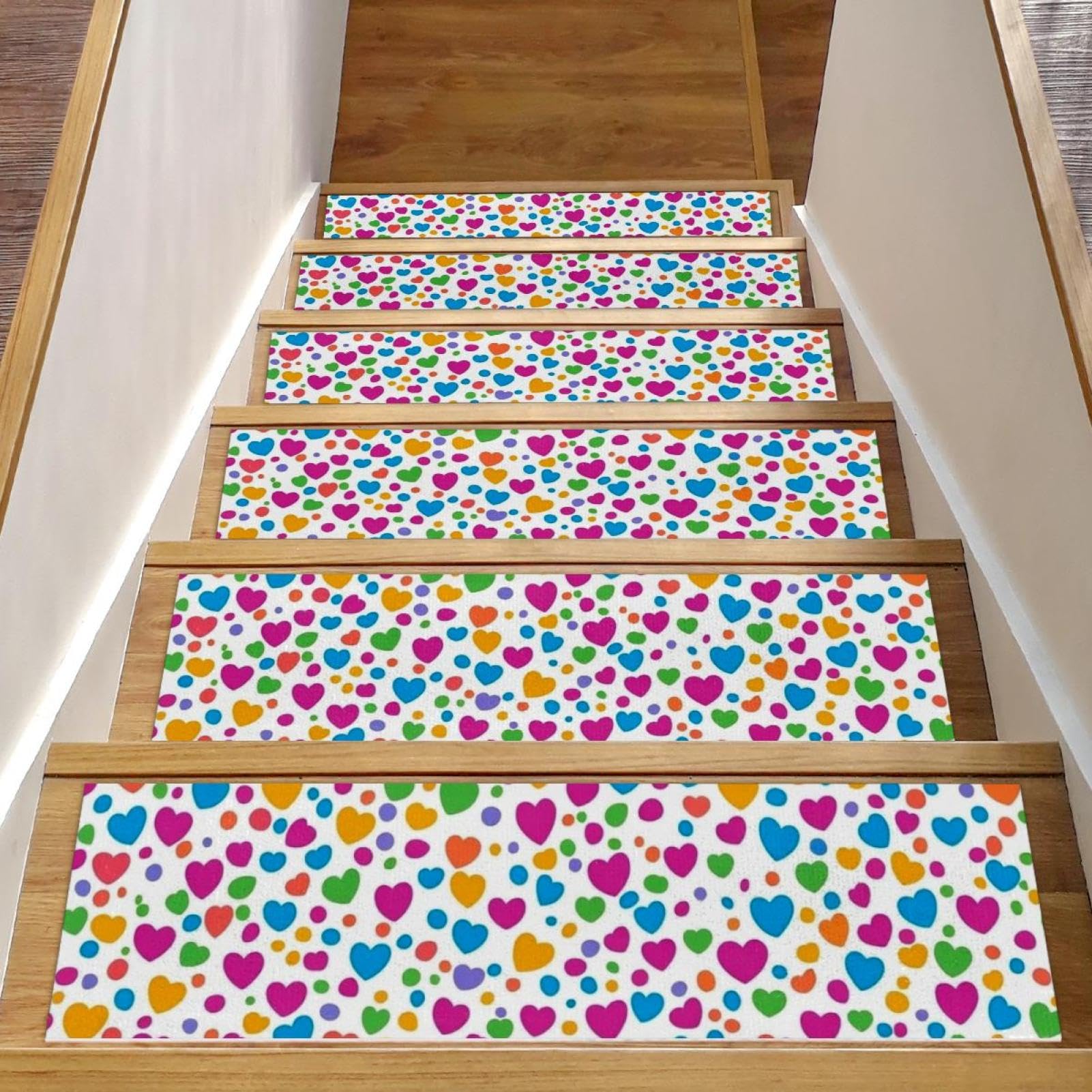 Alfombras para escaleras de madera antideslizantes para evitar caídas de perros y ancianos