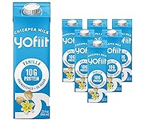 Vista 9 de Yofiit Leche sin lácteos de brownie de chocolate, deliciosa leche de chocolate vegana, 0.35 onzas de proteína y menos azúcar, leche estable