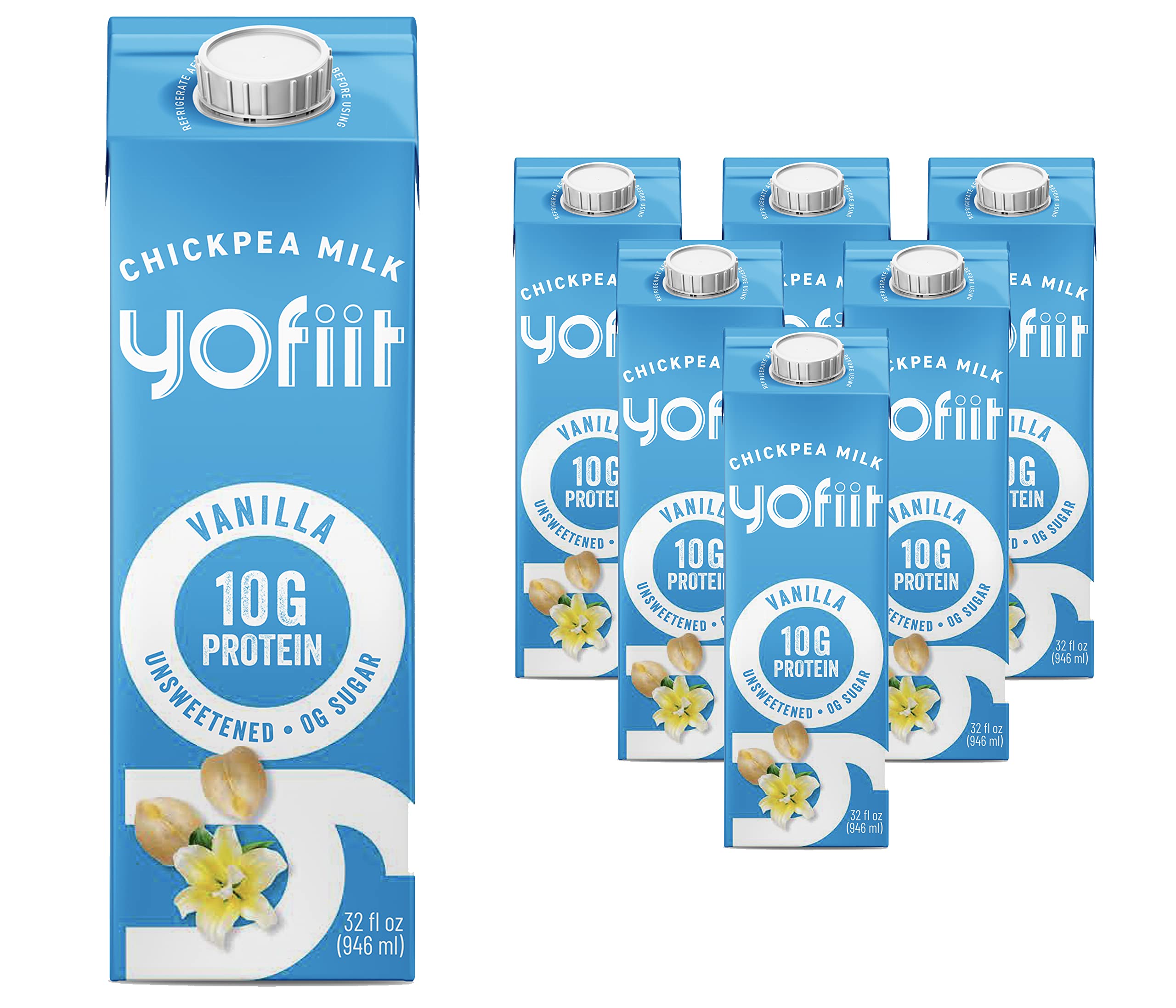 Buy Yofiit Vanilla Unsweetened Non Dairy Milk 10x More Protein than