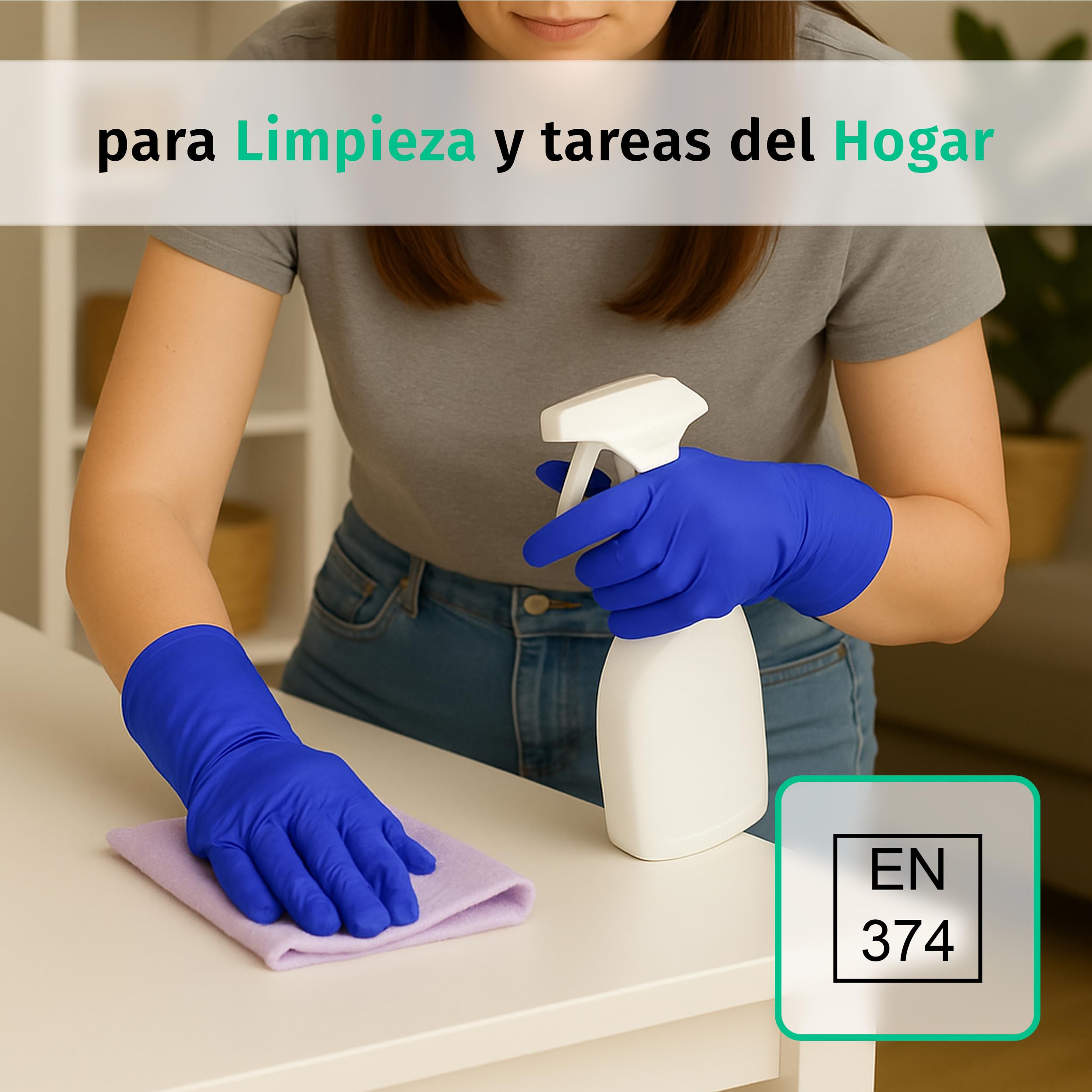 SF Guantes de nitrilo S violetas – 1000 (10x100) unidades, guantes desechables sin polvo, sin látex, médicos y de examen, aptos para cocina, limpieza, cosmética y uso doméstico