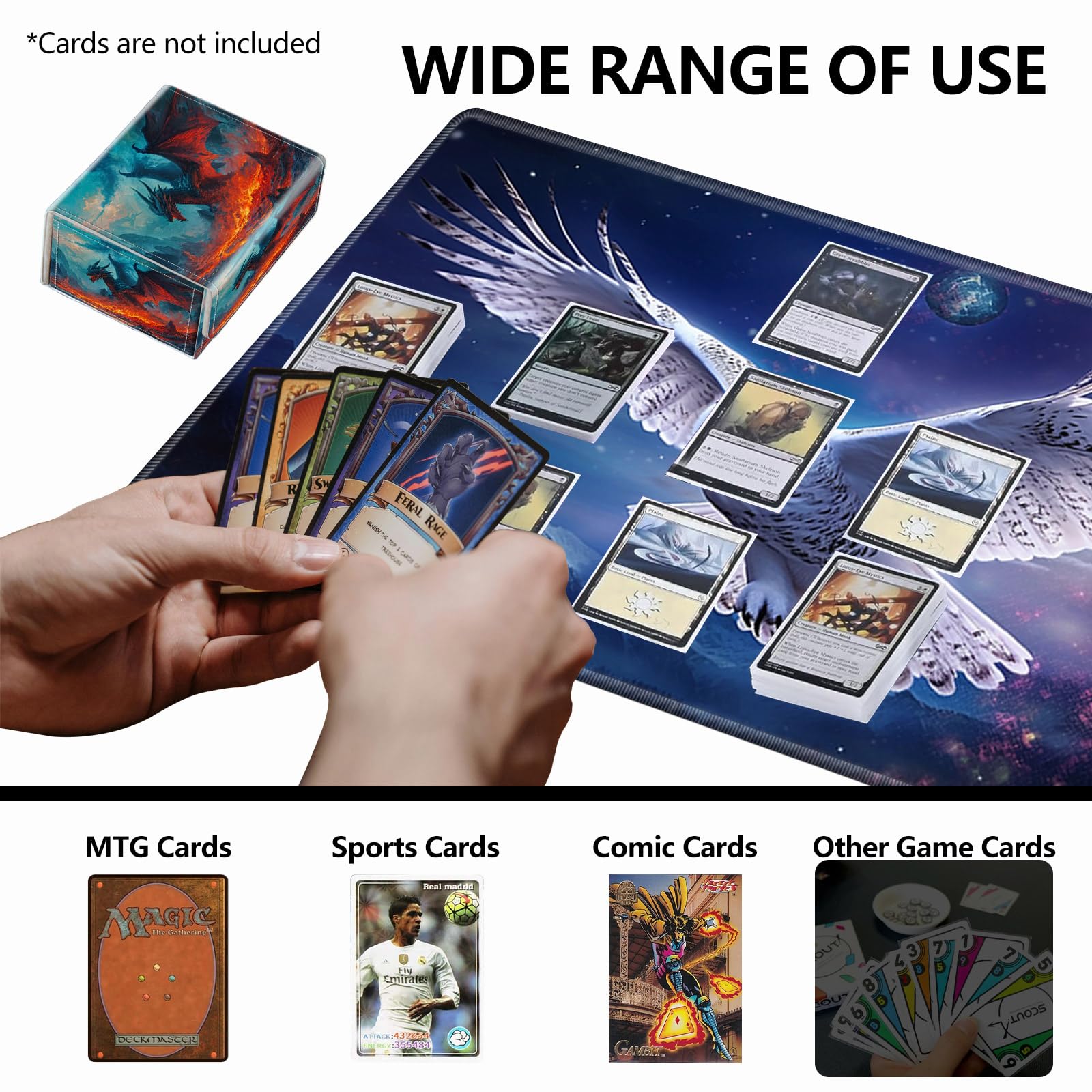 mtg card stock quality Red White Lands Set - Premium Proxies for MTG Players and Collectors Proxy Magic  Cards