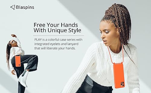 Miniatura 6 de Blaspins Funda de teléfono con correa cruzada para iPhone 12 Mini, cuerda ajustable, cordón para el cuello del cinturón, cordón desmontable de