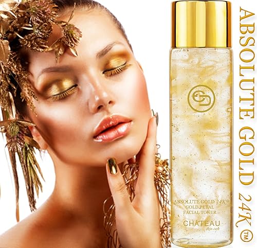 Miniatura 4 de Absolute Gold 24K ORO Pétalo FACIAL TONER - Brillo de 24 K pack 2 24 KARATCOLLAGENÁcido HIALURÓNICO Para todo tipo de pieles