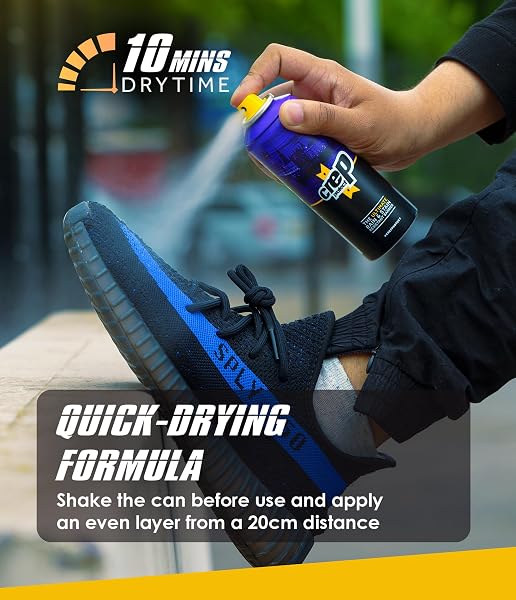 Crep Protect Shoe Protector Spray - 200ml Rain & Stain Waterproof Nano Protection for Sneaker, Leather, Nubuck, Suede & Canvas - 3