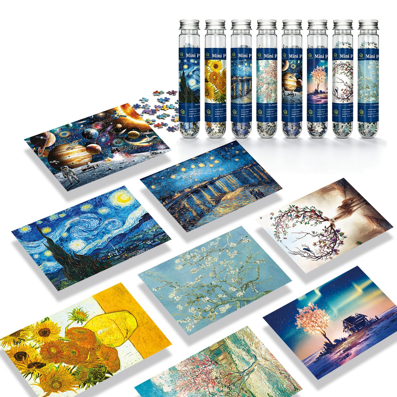 Amazon.com: Mini Jigsaw Puzzles for Adults 8 Pack - 234 Piece