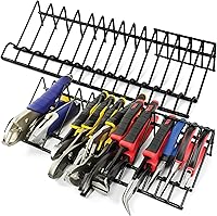 Vista 1 de Estante organizador de alicates para almacenamiento de cajas de herramientas, sostiene alicates de mango regular y ancho, se adapta a cajas