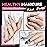 UNA GELLA 504Pcs Medium Pointed Almond Nail Tips, Pre-shape Almond Gel Nail Tips Half Matte Full Cover Acrylic Clear Press on Fake Nails Tips for Nail Extension Nail Art DIY Salon 12 Sizes