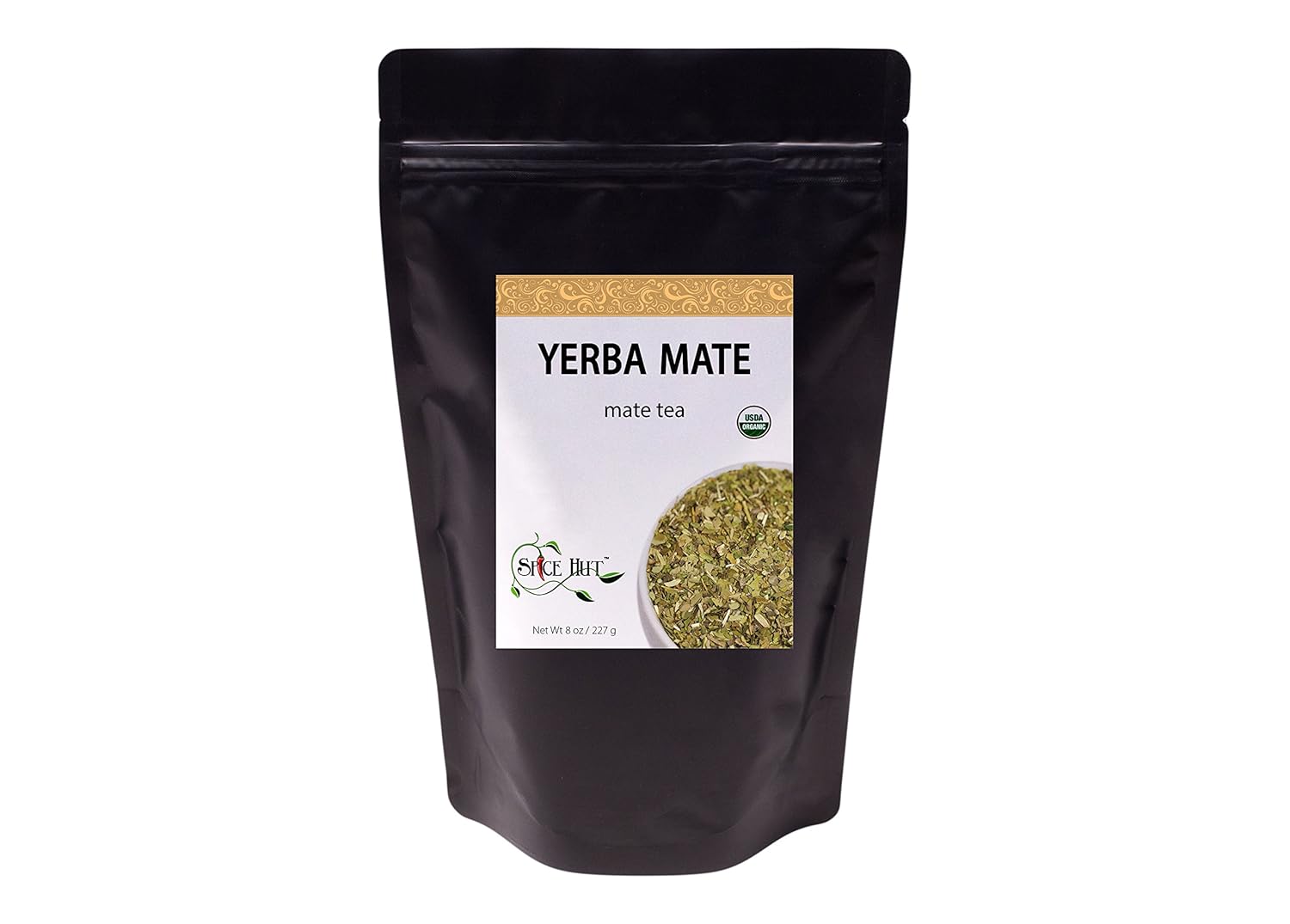 Organic Yerba Mate, Loose Leaf Tea - Clean Energy - High Caffeine | bulk 8oz, 80-100 cups | The Spice Hut, First Sip of Tea