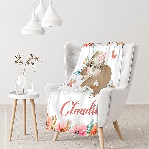 Miniatura 5 de Manta de bebé personalizada para niñas y niños, manta de bebé personalizada con nombre para niños pequeños, baby shower, recién nacidos, guardería,