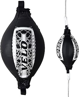 VELO Oval shaped Leather Double End Dodge MMA Boxing Floor t