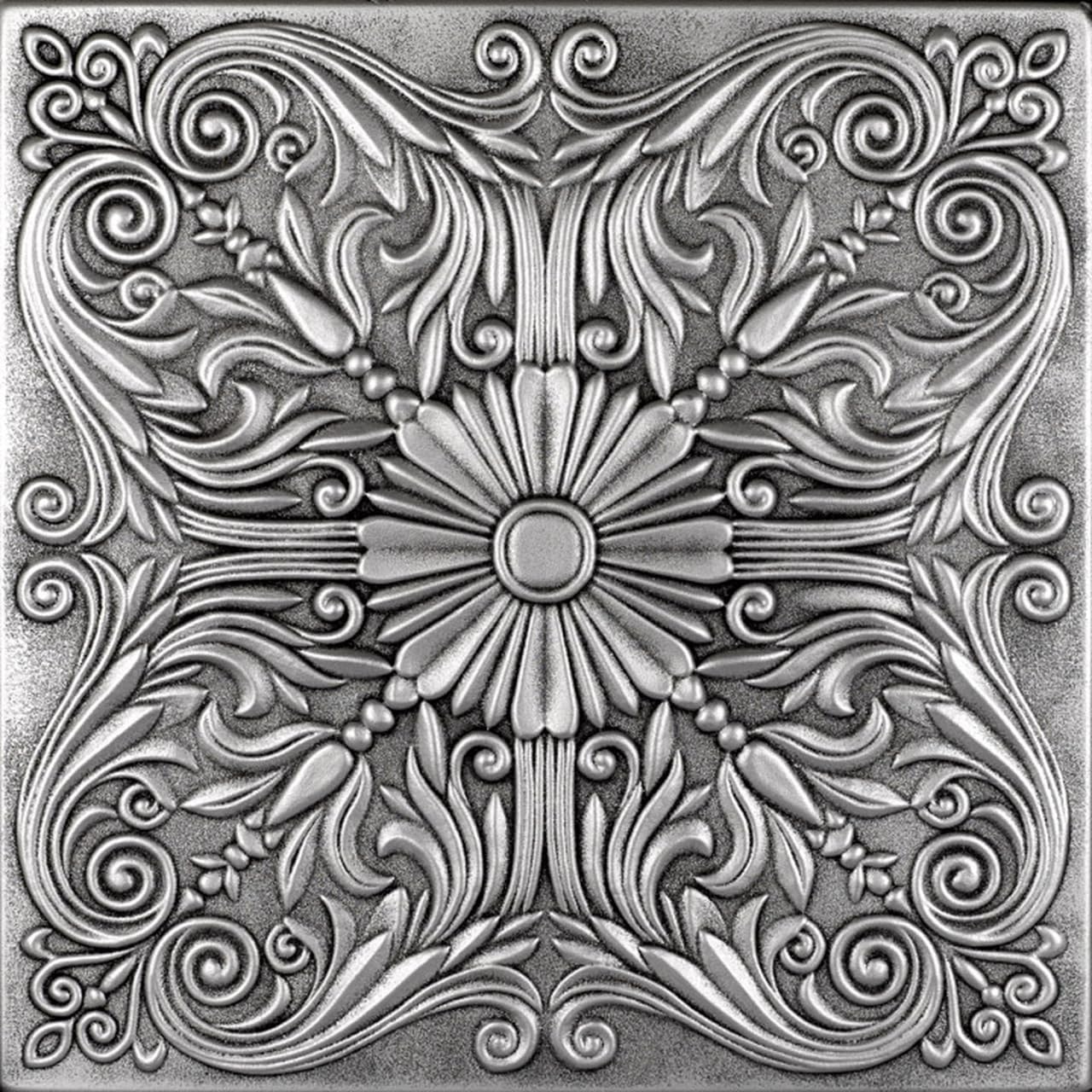 Dalles de plafond en mousse argentée espagnole R139 A La Maison Ceilings x48