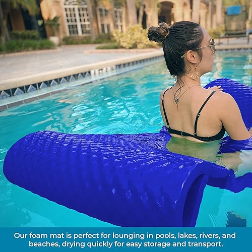 Miniatura 4 de VOS Flotador de efusión Infinity para adultos y niños, flotadores de agua ultra flotantes para piscinas, playas, lagos, parques acuáticos, 72 x 26 x