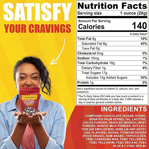 Miniatura 2 de OZARK NUT ROASTERS, Rocas de chocolate, frutos secos saborizados, cacahuetes confitados gourmet de clase mundial, paquete resellable de 7 onzas