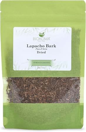 Amazon.com: Biokoma Lapacho Bark Pau d'Arco Tea 3.55oz Immunity
