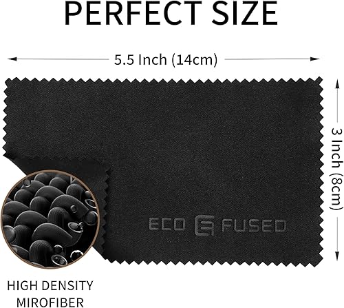 Miniatura 22 de Paño de limpieza de microfibra, paño de microfibra de 5.5 x 3 pulgadas, paquete de 18 toallitas de limpieza de lentes, paño de limpieza para lentes
