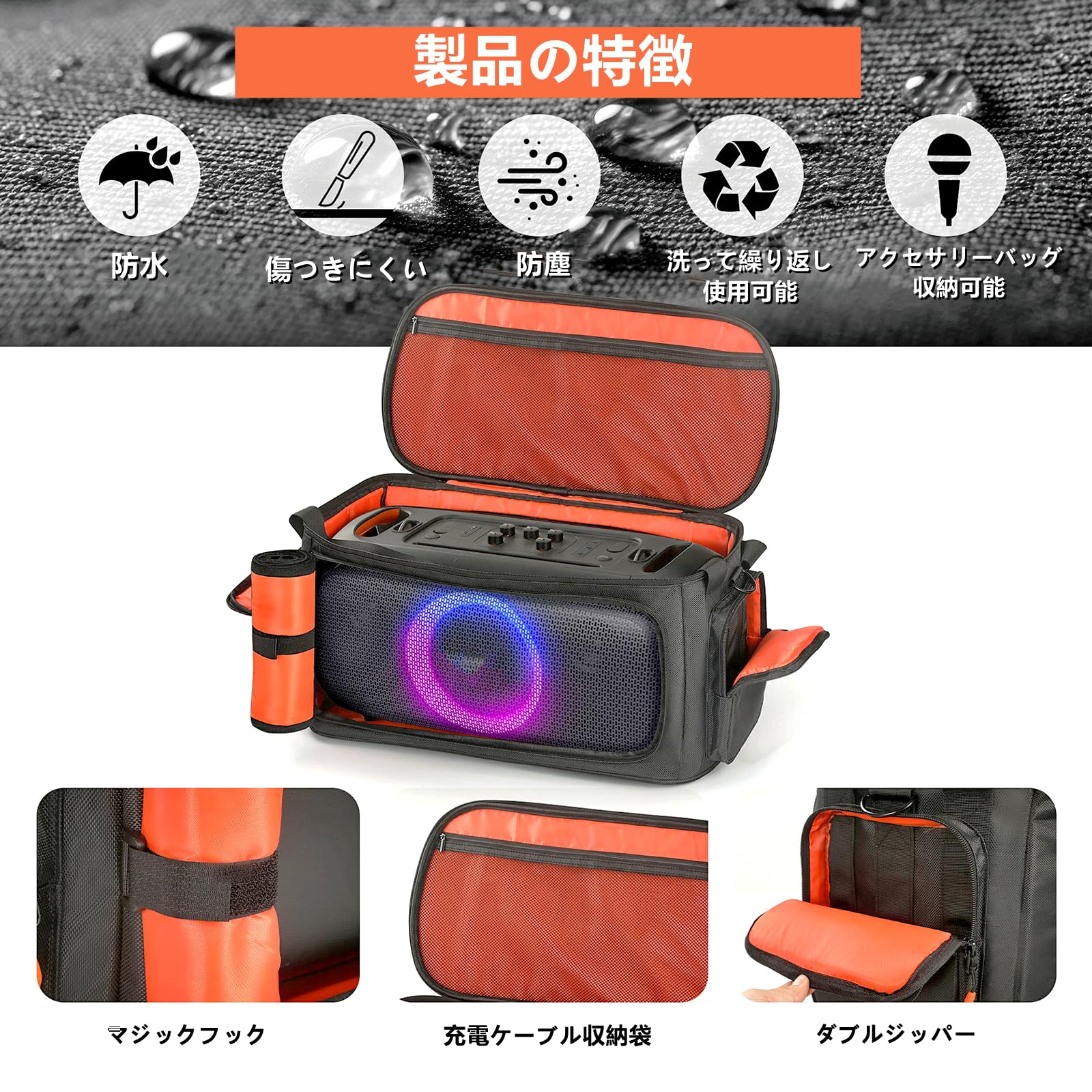 Amazon | LICHIFIT For JBL PartyBox On-The-Go/ON THE GO 2/On-The-Go