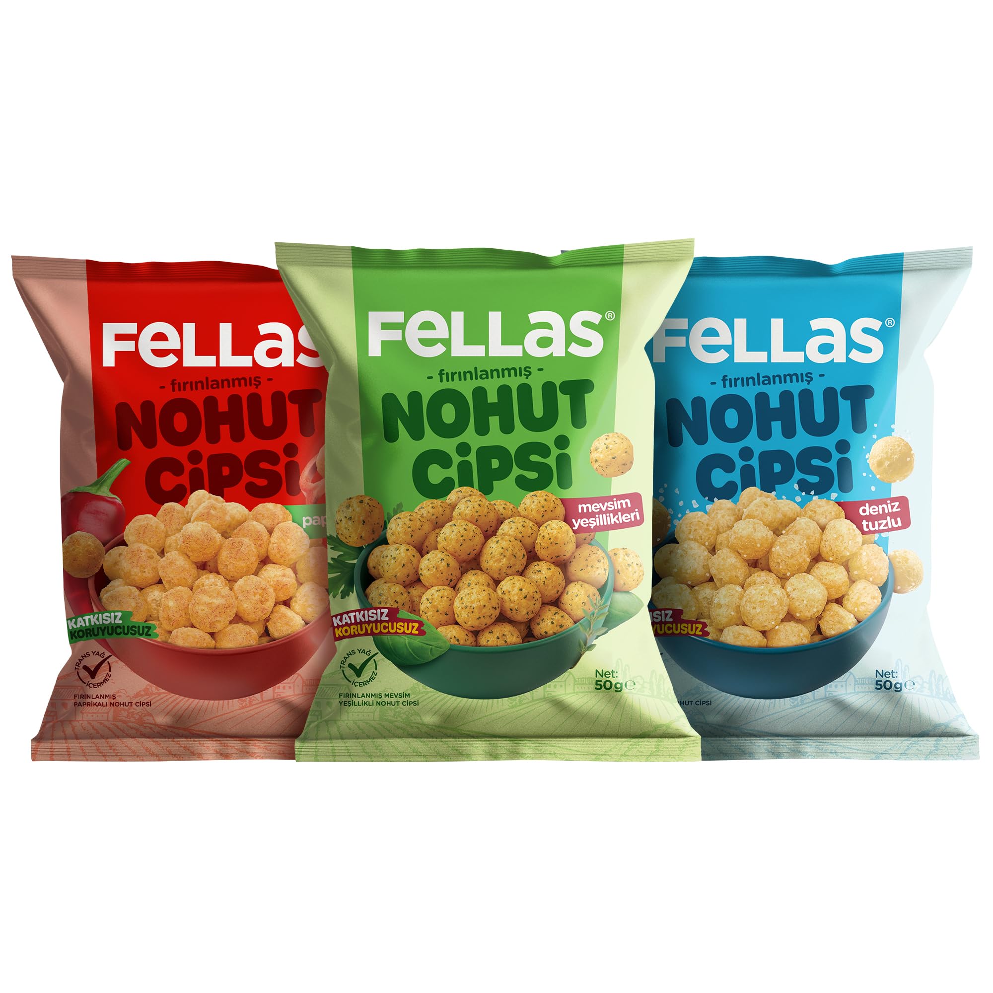 Fellas Nohut Cipsi 3'lü Mix