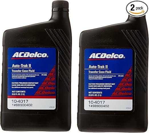 ACDelco 10-4017 Auto-Trak II Transfer Case Fluid - 33.8 oz (2 Pack)