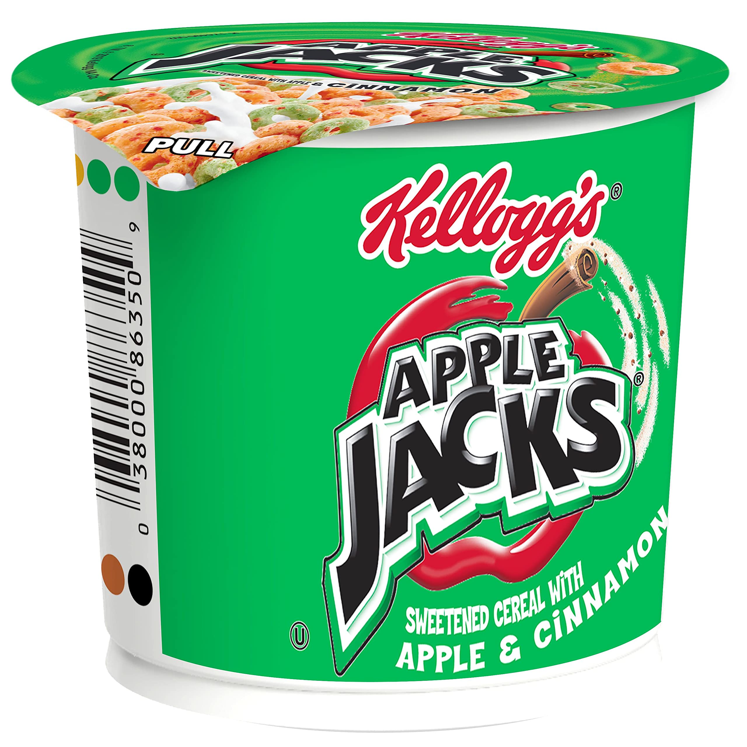 Buy Kellogg’s Apple Jacks Breakfast Cereal Cup, 8 Vitamins and Minerals