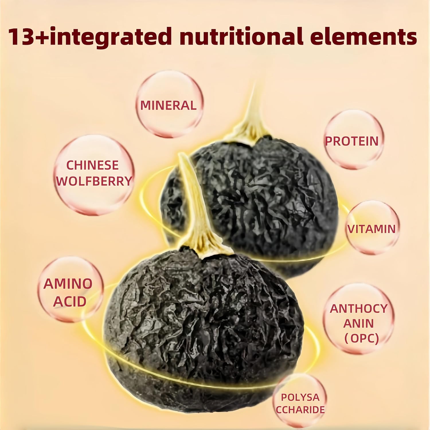 Black Goji Berries Organic, 7oz (200g) - Premium Dried Superfood | No Additives, Vegan | Tea, 黑枸杞 (Hei Gou Qi) - Image 3