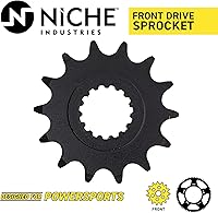 Vista 7 de Combinación de cadena y piñón de transmisión NICHE para Yamaha Raptor 700 YFZ450R delantera 14 dientes trasera 38 dientes 520V-X anillo X 98