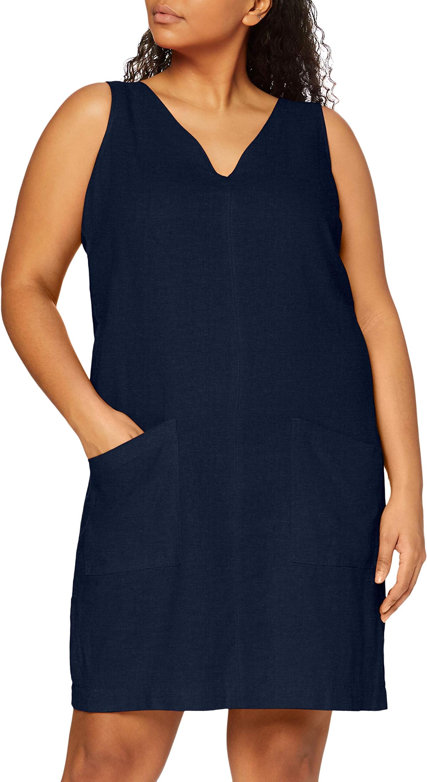 Women's Mini Linen A-Line Dress