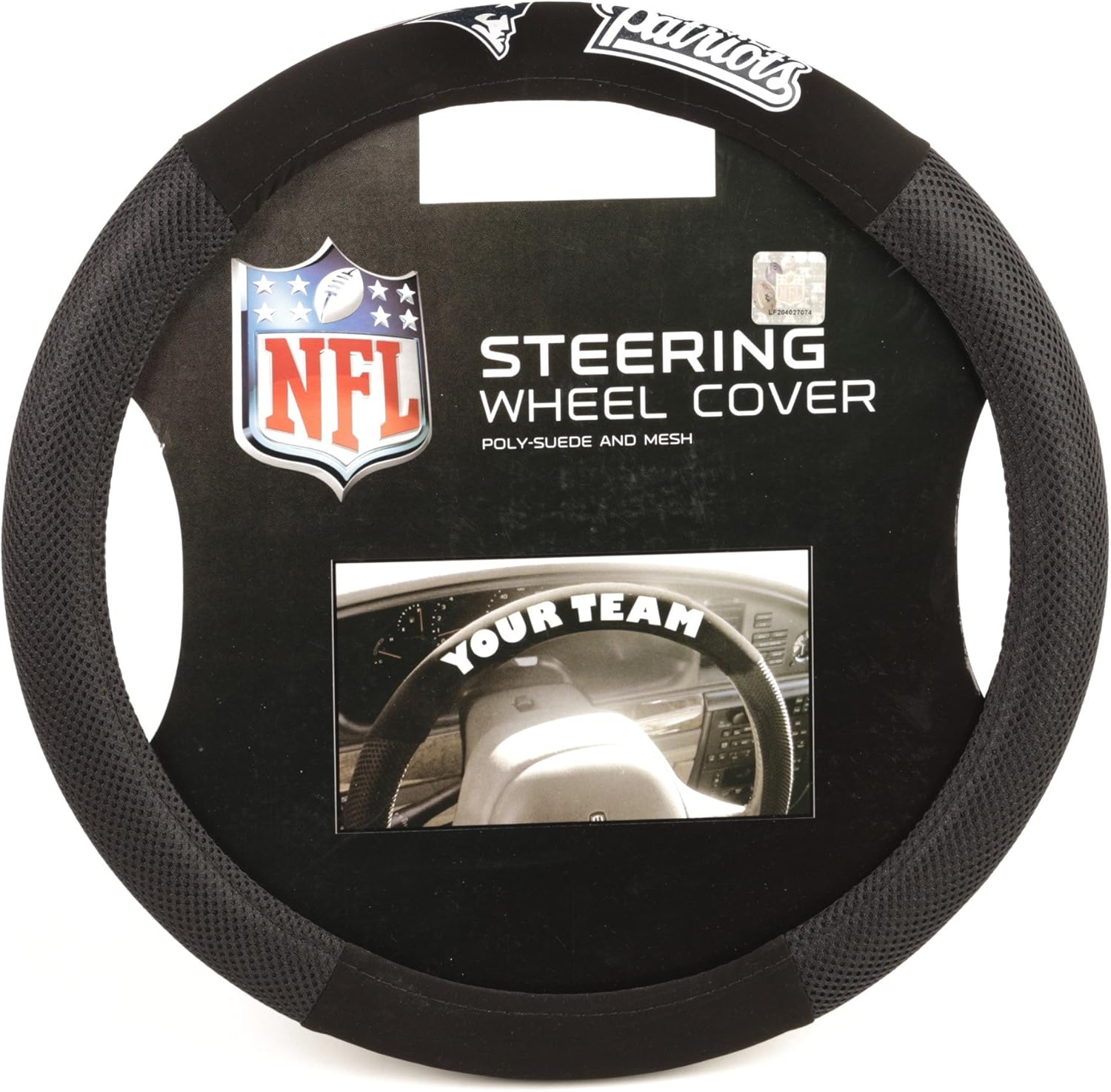 NFL Poly-Suede Steering Wheel Cover