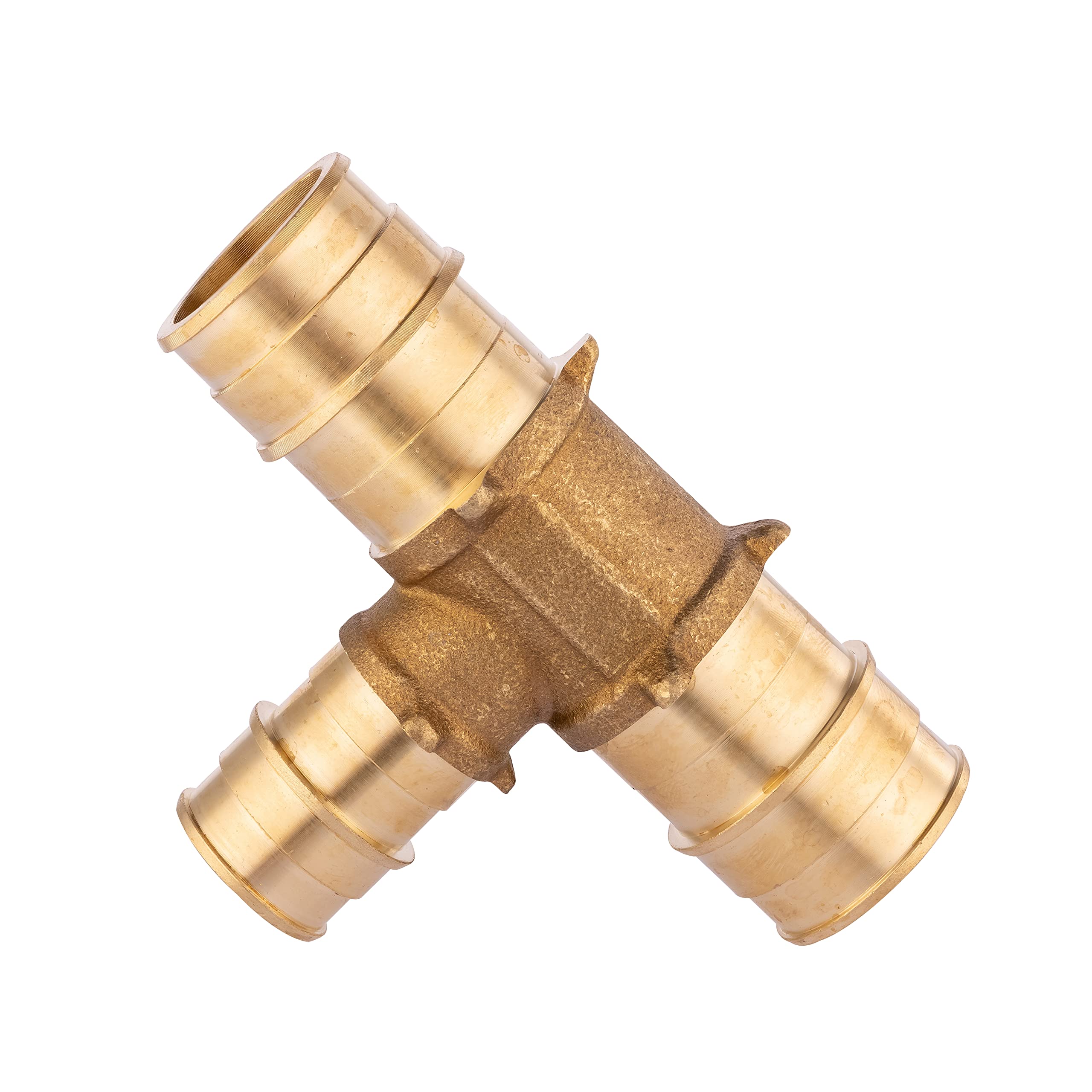 EFIELD Pex A - Juego de 5 accesorios de latón de expansión de flujo completo de 1 x 1 x 3/4 pulgadas, ASTM F1960 (1 x 1 x 3/4 pulgadas)