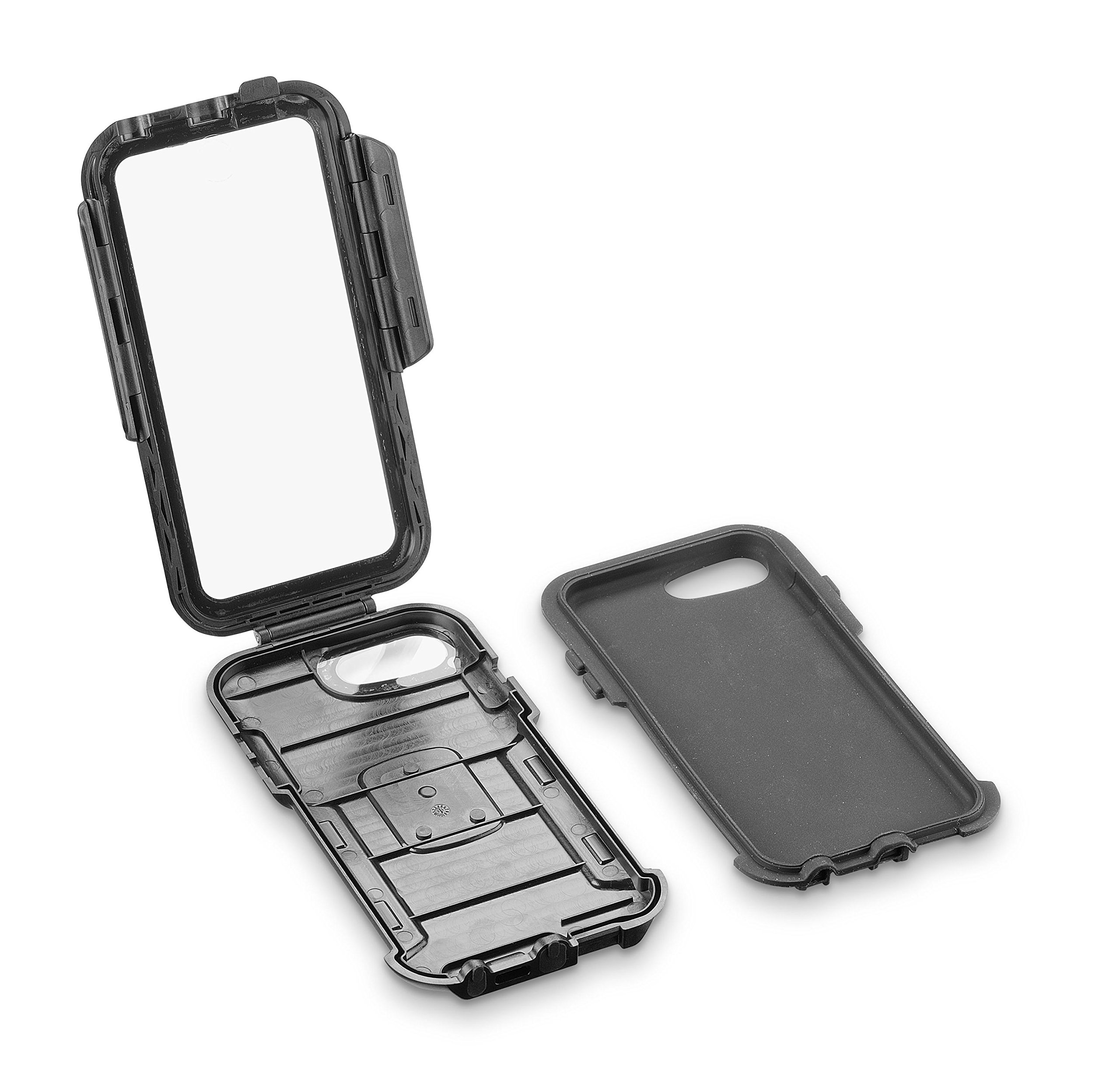 INTERPHONE - SMIPHONE8PLUS - Supporto Smartphone per Moto Dedicato Iphone8 Plus e 7 Plus - Antivibrazione - Antipioggia e Polvere - Completa funzionalità del Telefono anche con i Guanti