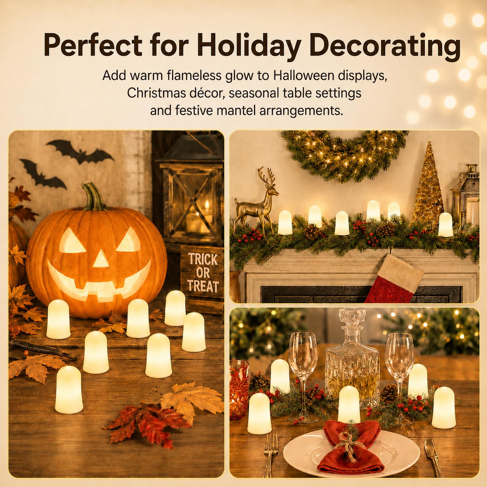 12er LED Teelichter Wiederaufladbar, RGB Elektrische Kerzen mit Ladestation, Fernbedienung &16 Farben, RGB LED-Kerzen Alternative für Party Zimmer Hochzeit Halloween Weihnachten Deko(Regenbogenlicht)