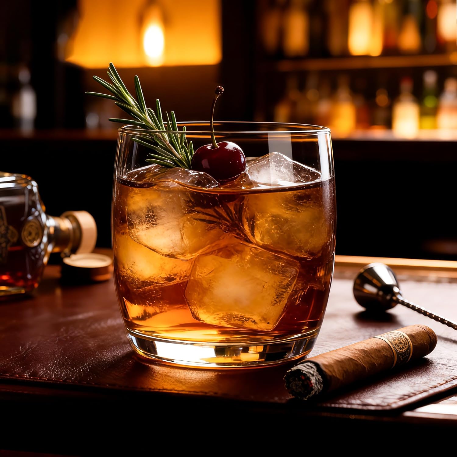 Whiskey Glasses Set of 6, 12 oz Crystal Rocks Glass, Old Fashioned Bourbon Glass for Cocktail, Scotch and Vodka for Men Women, Clear Lowball Short Drinking Glasses, Anniversary Birthday Gifts - Image 6