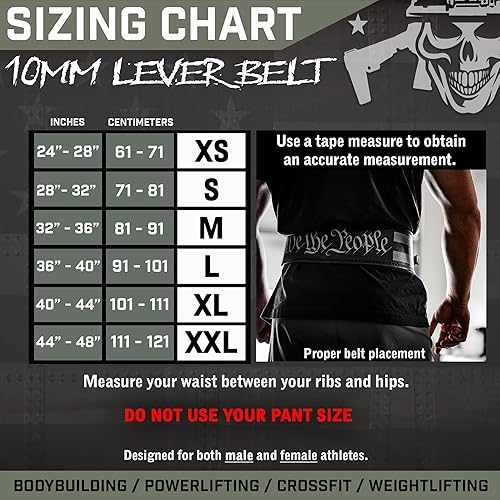 Miniatura 2 de Cinturón de levantamiento de pesas, cinturón de gimnasio con palanca para levantamiento de pesas, cinturón de peso de cuero de 0.394 pulgadas para