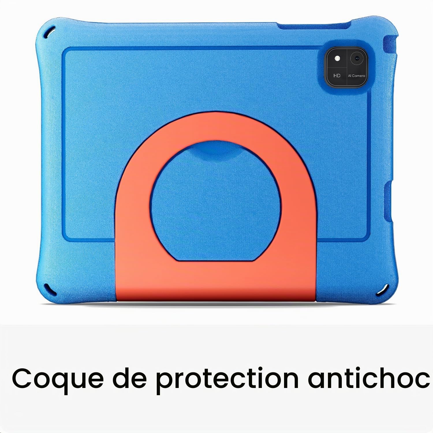 TUOHAITIME Tablette pour Enfants 10,1 Pouces sous Android 16 avec 30 Go RAM + 64 Go ROM, Extensible jusqu'à 2 to,contrôle Parental,GPS,Face ID,Wi-FI 6,processeur Octa-Core, avec étui Eva (Bleu)