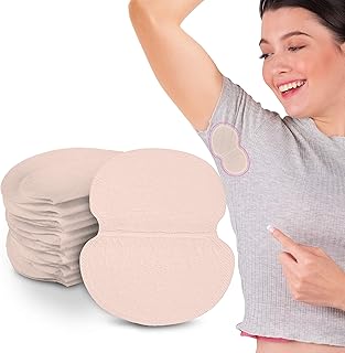 Large Underarm Sweat Pads for Women and Men – Disposable Armpit Sweat Pads [100 PCS], Under Arm Sweat Pad for Hyperhidrosis and Sweating – Dress Shields/Guards for Armpit Protection