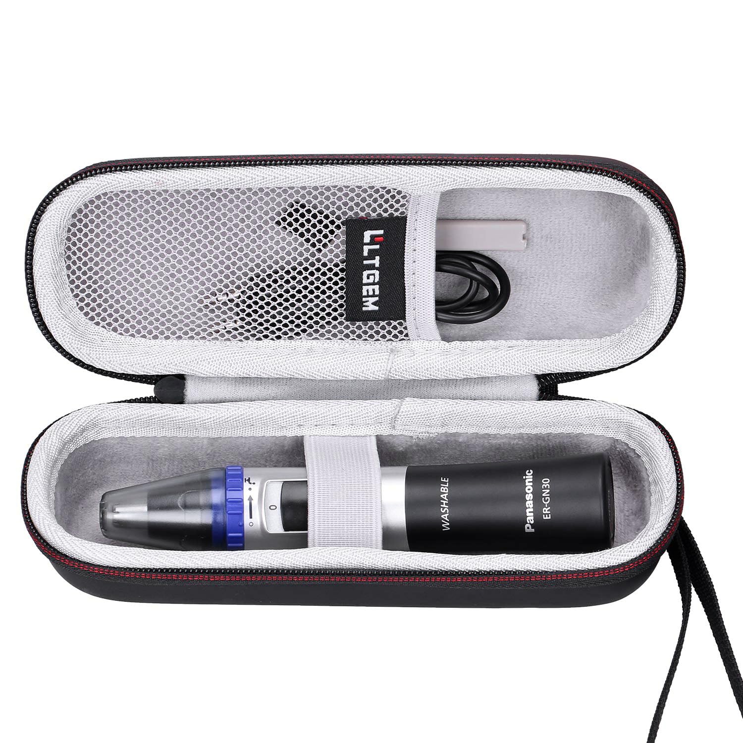 LTGEM EVA Hard Case for Panasonic Nose Hair Trimmer and Ear Hair Trimmer ER-GN30-K, Men's Wet/Dry Trimmer Cleaning System