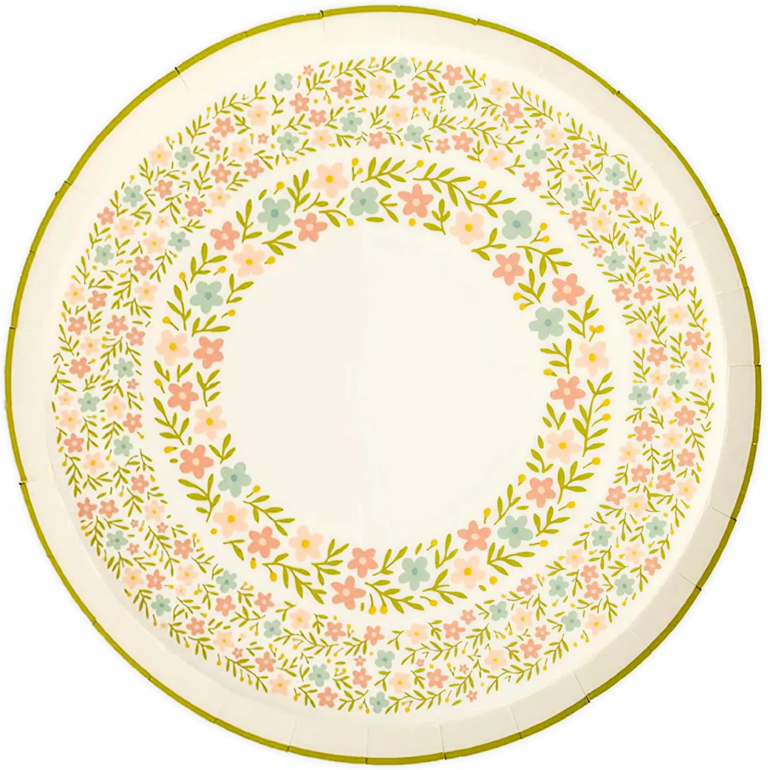 Gatherings by CP Floral Meadow Dinner Plates, 8 Pack, 10.5 Inch