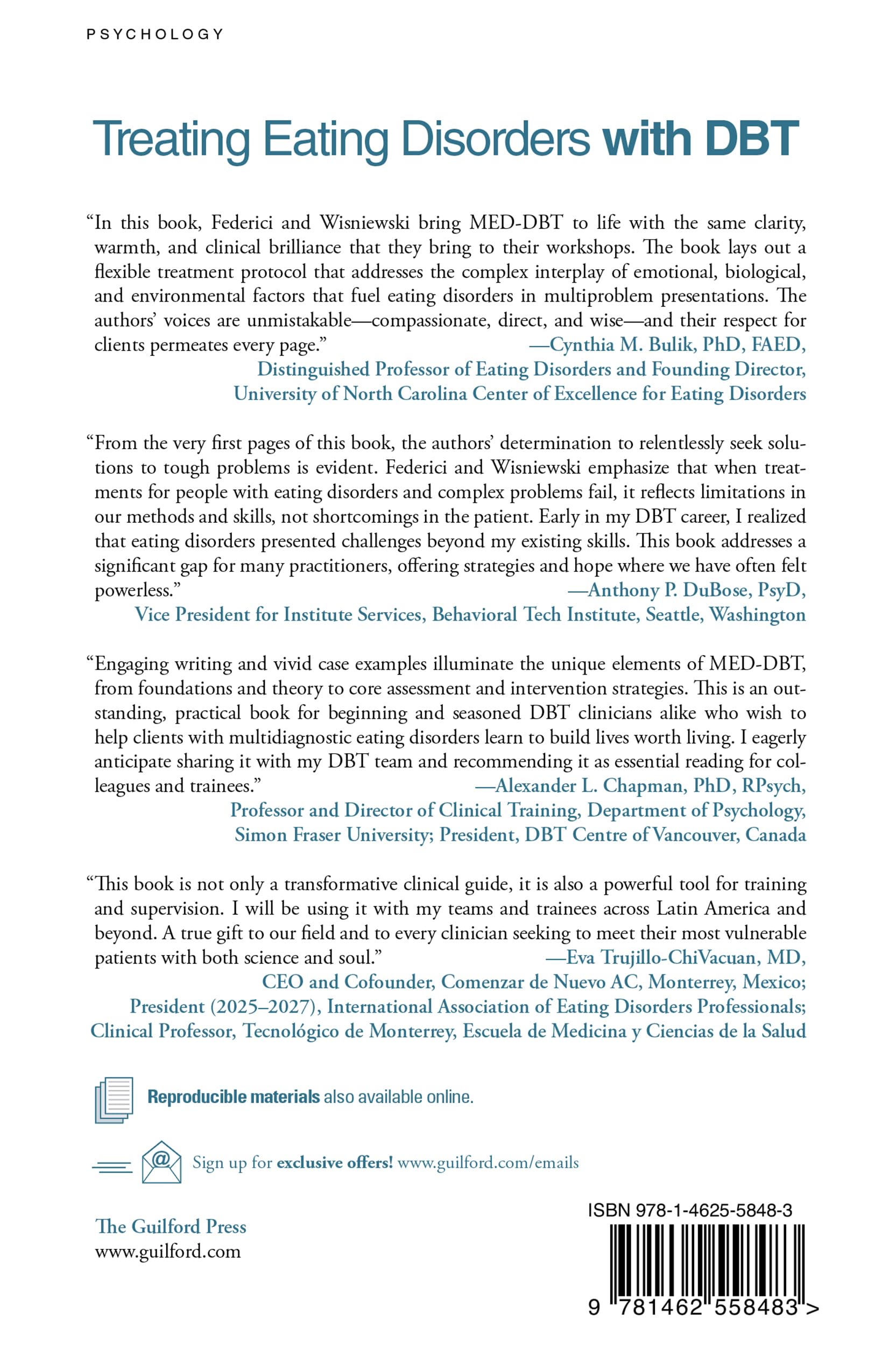 Treating Eating Disorders with DBT: The MED-DBT Protocol