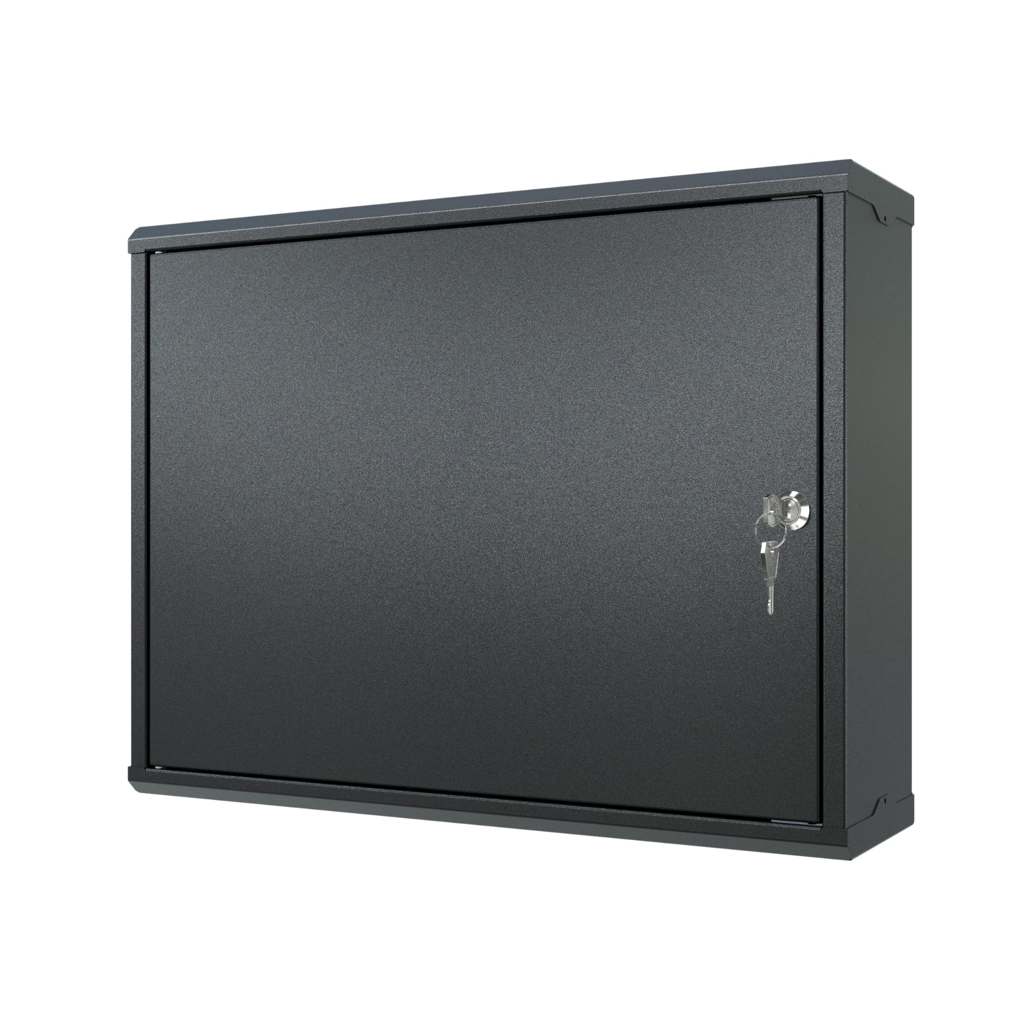 Externer Verteilerkästen 520x400x140mm IP20 - Schaltkasten aus Stahl - verteilerkasten aufputz, Wasserdichte Box und staubdicht - Schrank mit Schloss und zwei Schlüssel