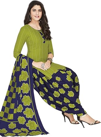Miraan Women's Cotton Printed Readymade Salwar Suit