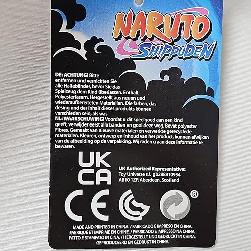 Miniatura 6 de Naruto Characters Plush Toy 25 cm - Naruto, Kakashi, Sasuke, Kurama - Collector's Edition - Super Soft Quality (25cm, Kurama)