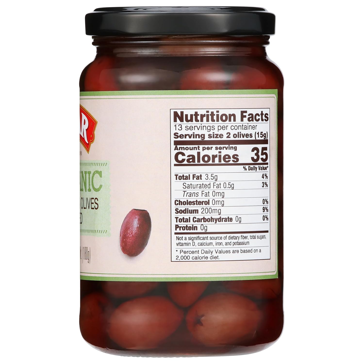 STAR ORGANIC PITTED KALAMATA OLIVES (Pack of 6)