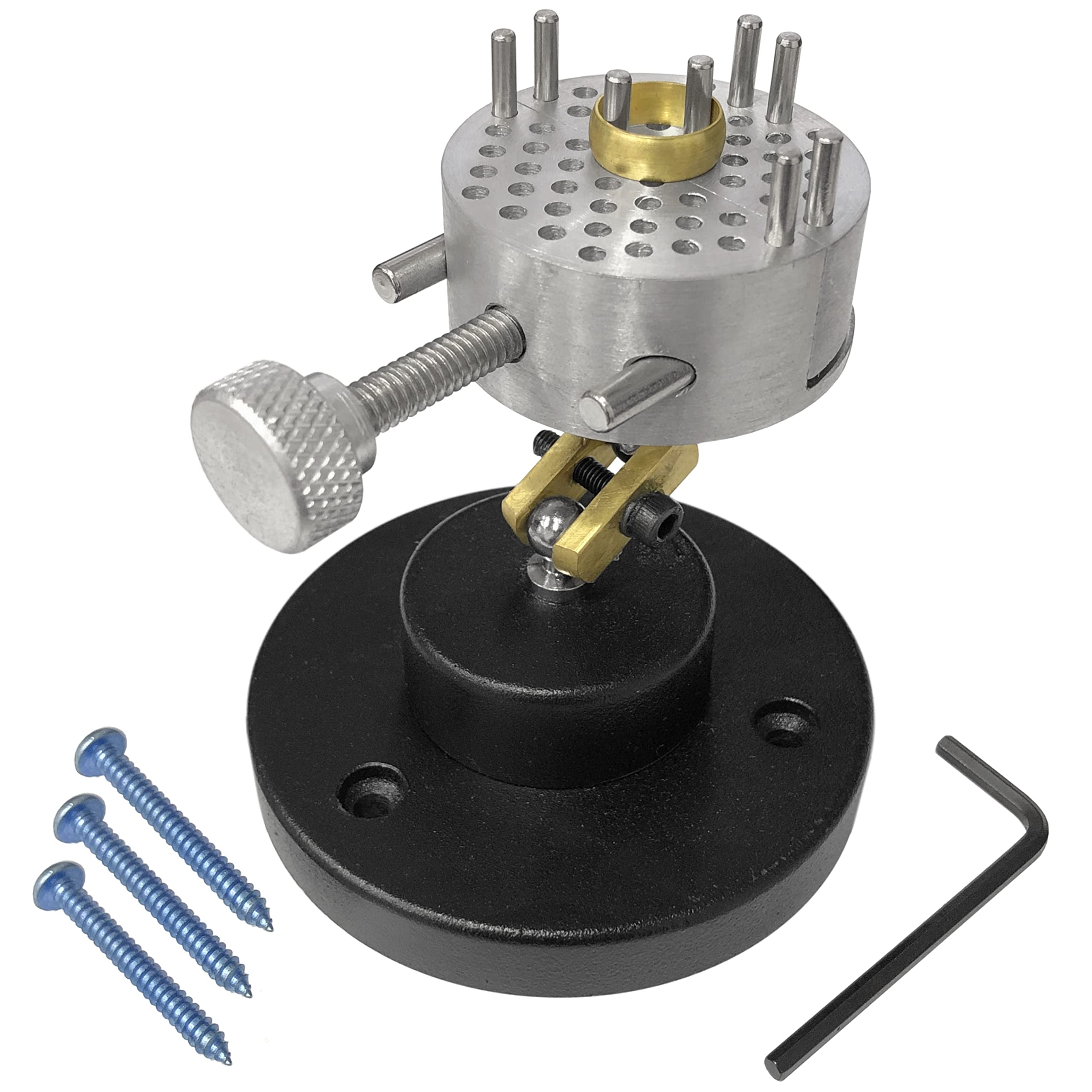 STEEL WORK HOLDER CLAMP BASE TOOL VICE ENGRAVER PEG CLAMP JEWELLER CRAFT WATCH